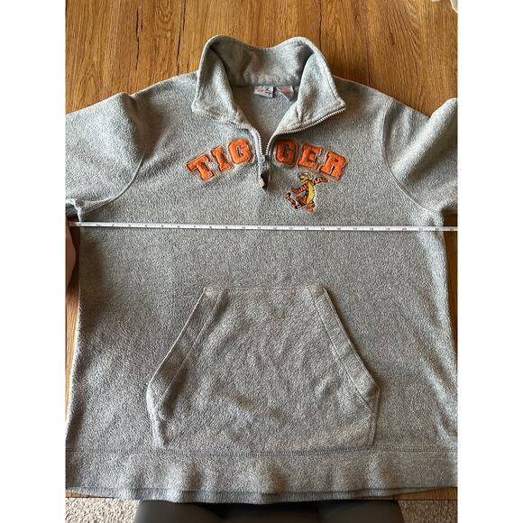 Disney Vintage Tigger Fleece Quarter Zip Size Large - Picture 4 of 5